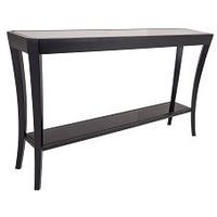 Hyde Black Shagreen Console Table