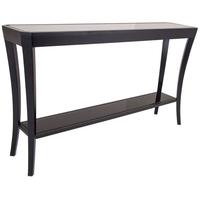 hyde black console table