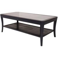 hyde black shagreen coffee table