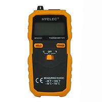 HYELEC MS6501 Large LCD Display Digital Thermometer K Type Thermocouple Termometro With Data Hold/Logging