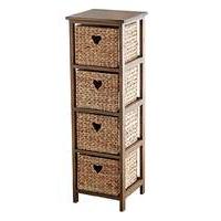 Hyacinth Hearts 4 Drawer Tall unit