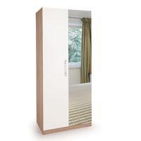 hyde 2 door mirror wardrobe