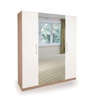 hyde 4 door mirror wardrobe