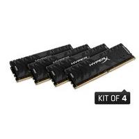 hyperx predator 64gb 4x16gb 3000mhz ddr4 cl15 dimm memory kit