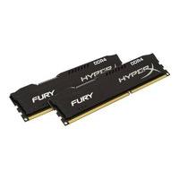 hyperx fury 16gb2x8gb 2400mhz ddr4 cl15 dimm black memory kit