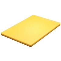 hygiplas dm002 thick low density chopping board yellow