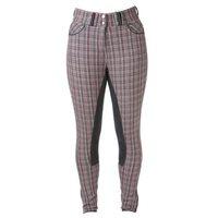 Hy PERFORMANCE Frayer Ladies Breeches Grey/Pink Check