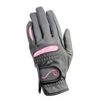 Hy 5 Lightweight Riding Gloves - Black/Pink