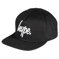 Hype Script Snapback Cap - Black/White