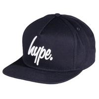 Hype Script Snapback Cap - Navy/White