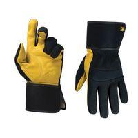 Hybrid-270 Top Grain Leather Cuff Gloves Large (Size 10)