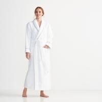 hydrocotton shawl collar robe