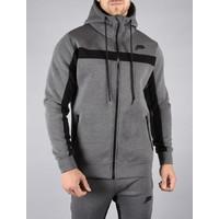 hybrid dark grey full zip jacket dark grey xlarge