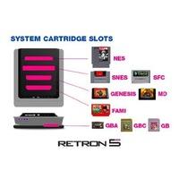 hyperkin retron 5 retro video gaming system gray