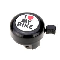 i love my bike printed clear sound cute bike alarm warning ring bell b ...