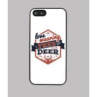 i love wearing tees with deer iphone 5