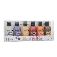 I Love 6x100ml Bubble Bath Ltd