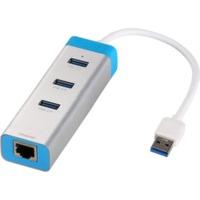 i tec 3 port usb 30 hub gigabit ethernet u3glan3hub