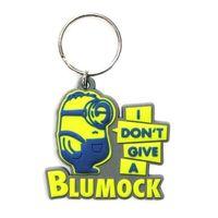 I Don\'t Give A Blumock Minions Rubber Key Ring