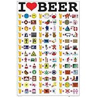 I Love Beer Poster