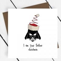 I am your Father Christmas | Darth Vader Christmas Card