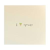 I Love Sprouts Merry Christmas Pencil Shavings Card