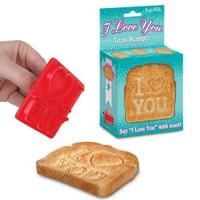 \'I Love You\' Toast Stamp