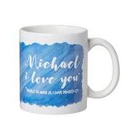 i love you nearly as much mug