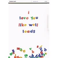 I Love you Like Well Loads | Valentines Card