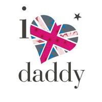 I heart daddy | fathers day card