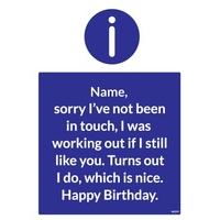 I do Like You | Funny Birthday Card