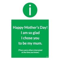 I chose you | Mother\'s Day card