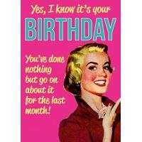 i know its your birthday birthday card dm2121