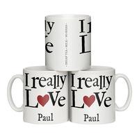 I Really Love Personalised Mug