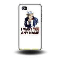 I Want You - Personalised Phone Cases