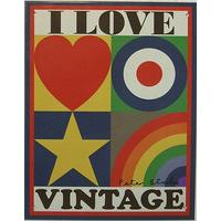 I Love Vintage By Peter Blake
