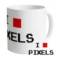 I Heart Pixels Mug