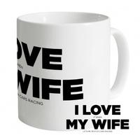 I Love Car Racing Mug