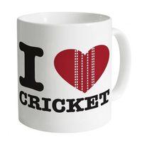 i heart cricket mug