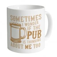 I Wonder If The Pub Mug