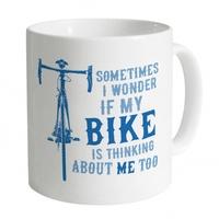 I Wonder If My Bike Mug