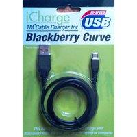 I Charge 1 Metre Usb Cable Charger For Blackberry Curve