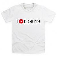 I Heart Donuts Kid\'s T Shirt