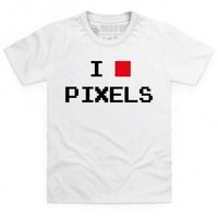 I Heart Pixels Kid\'s T Shirt