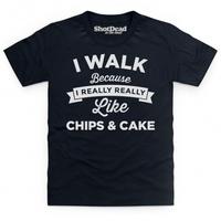 i walk because kids t shirt