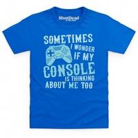 I Wonder If My Console Kid\'s T Shirt