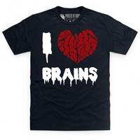 i heart brains t shirt