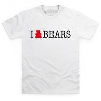 I Heart Bears T Shirt