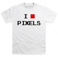 I Heart Pixels T Shirt