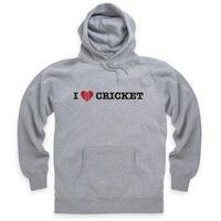 I Heart Cricket Hoodie